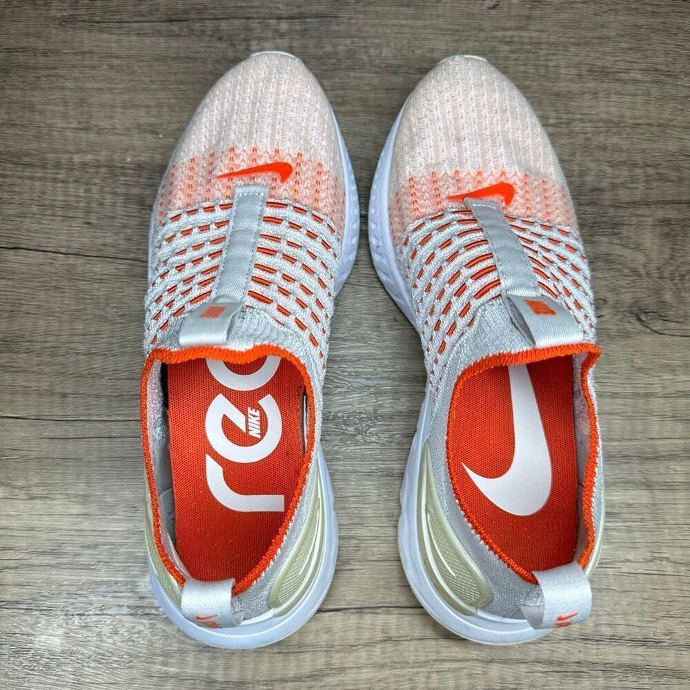 Nike~Women’s~Epic Phantom React Flyknit 2~Vast Grey/Orange(CJ0280-003) Sz 7 - Picture 5 of 8